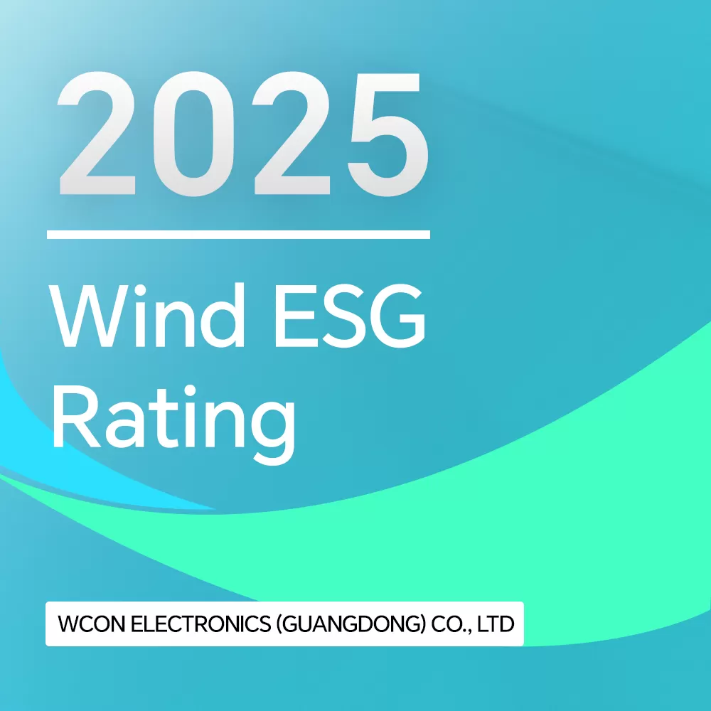 Wcon Electronics Upgrades to “A” in Wind ESG Rating! Sustainability Practices Gain Significant Recognition